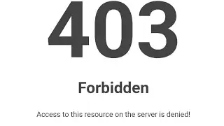 sqli 403 Forbidden Access to this resource on the server is denied! | admin panel bypass