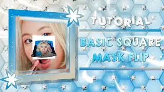 BASIC MASK SQUARE FLIP WITH SHAKE | ALIGHT MOTION TUTORIAL 💜