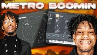 Making A Beat Like METRO BOOMIN For 21 Savage & Drake! (FL Studio 21)