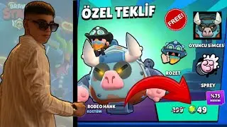 OHA 49 ELMASA RODEO HANK ALDIM😱|BRAWL STARS|YENİ KOSTÜM