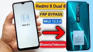 Redmi 8 FRP Bypass | Mi 8 Google Account Lock Remove ||Without PC New Mathod 2024.