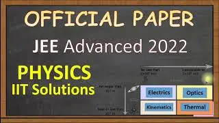 JEE Advanced 2022 - Official Paper Discussion || JEE Advanced 2022 Physics Solutions Paper-1