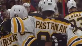 Brad Marchand between the legs deke
