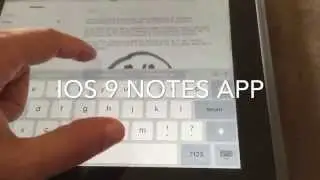 Notes app in iOS 9 public beta
