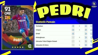 Racikan PEDRI boost 93 & gaya main di tingkatkan standar player | eFootball2022