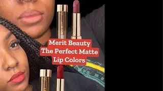 Merit Beauty Signature Matte Lip #Meritbeauty #mattelipstick #lipstick #blackgirlmakeup #gifted