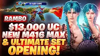 PUBG Mobile Untamed Celestial Lucky Spin + Maxing The New M416 (lvl 8) 😍🤩 || Rambo