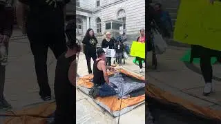 Portland protest over homeless encampments