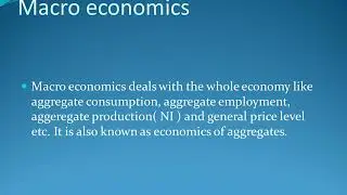 WHAT IS ECONOMICS THEORY?