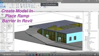 Create Model In Place Ramp Barrier In Revit