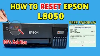 Complete Reset for Epson L8050: Adjustment Program & Chip Resetter.