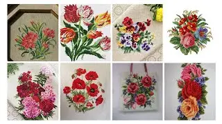 Top Beautiful 100 Cross Stitch pattern | char Suti Kharhae | elegant and marvelous vintage floral