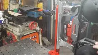 New Readysaw portable band saw stand.no affiliations with the company. a real nice product.