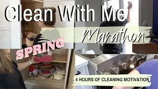 Spring Clean With Me Marathon | Mega Home Cleaning Motivation