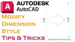 AutoCAD Tips | Tricks | Modify Dimension Style | New Drawing Setup | Beginner Tutorial Tips