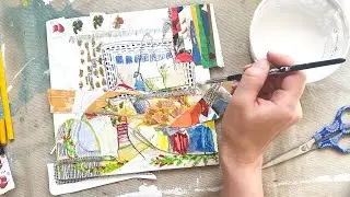 Cultivating Presence - How Making & Viewing Art Brings Presence #presence #artprocess #mixedmedia