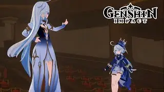 Furina and Focalors Duo Dancing Performance  - Genshin Impact  (By:麟安Heroo)