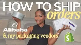 How to Ship Orders! (+ MY PACKAGING VENDORS) | 2024 Beginner Business Essentials
