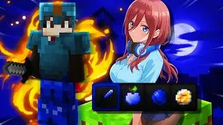 Miku Nakano v3 16x - minecraft bedwars texture pack java & bedrock