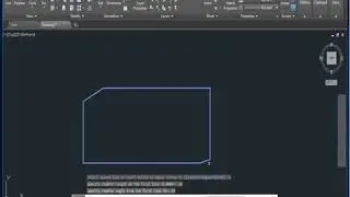 AutoCAD 2018 Tutorial for Beginners   #16  HOW TO USE CHAMFER COMMAND IN AUTOCAD