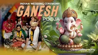 Ganesh Pooja Highlight Of HARPALSINH - KEYURIBA II Indian Wedding Ceremony II