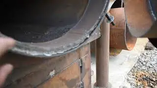 пиролизная печь с улученной дверью