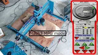 Mach3 CNC Router MPG Mode in Tamil | How to move CNC axis in mach3 | How to use CNC Router | Part -6
