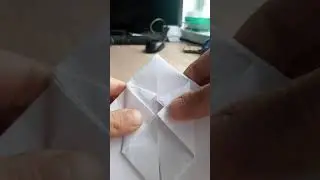 Как сделать голову кролика оригами из бумаги.