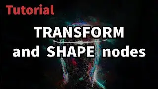 Maya: The basic concept of Transforms and Shape nodes