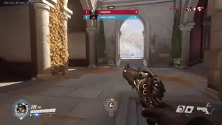 Senpai Death playing [Overwatch] arcade shinanigans