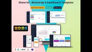 Responsive Admin Dashboard Template and Bootstrap UI Kit – Material