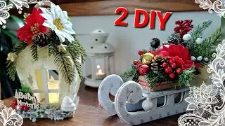 Beautiful felt Christmas CRAFT 2 IDEAS DECORAZIONI Natalizie in feltro