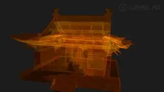 3D photogrammetry point cloud - kaihuatemple - X-ray YR - 3D Scanner Civetta Weiss AG