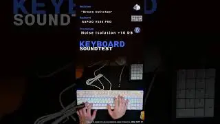 $29 Keyboard Sound Test, Sorry... Rapoo V500 Pro