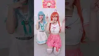 きゅんきゅんみこきゅんきゅん♡ #shorts #cosplay #hololive #hoshimachisuisei #さくらみこ #dance 【HanarixSinon】