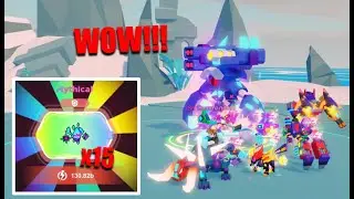 I Hatched 15 *MYTHICAL* Icebergs In Bot Clash!