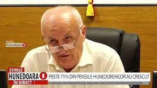 PESTE 71% DIN PENSIILE HUNEDORENILOR AU CRESCUT