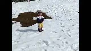#shorts#viral#cute baby# baby first time in snow# baby video #funny#travel vlog
