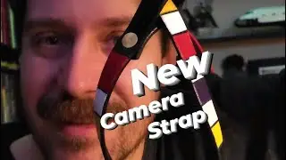 Handmade leather camera strap!