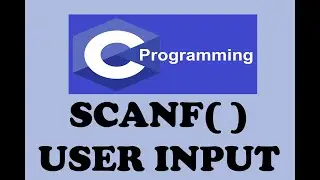 TAKING USER INPUT WITH SCANF FUNCTION IN C PROGRAMMING (URDU / HINDI)