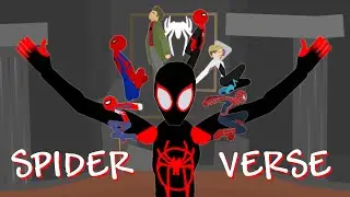 Spider-Man Spider-Verse Stickman Animation | Stick Nodes | Pioneer Animations
