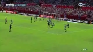Daniel Wass scorer mod Sevilla FC
