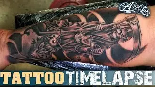 Santa Muerte | Tattoo TimeLapse | Xtasys