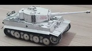 Tamiya 1/35 German TIGER I Mid Production. FINAL. WINTER OPTION /ФИНАЛ. ЗИМНИЙ ВАРИАНТ.