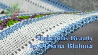 How to finish embroidery: openwork edge