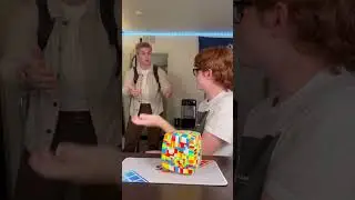 I accidentally mixed up his cube