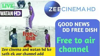 dth new channel update 2024 | 1 new channel add | paid channel free to Air | dd free dish