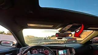 2 1000HP Hellcats Cutting Up In Rush Hour Traffic Drive POV 🐈‍⬛