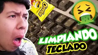 Limpiando mi teclado después de AÑOS 🤮 *es asqueroso*