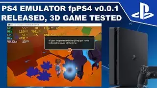PS4 Emulator fpPS4 v0.0.1 Released | Testing Another 3D Game